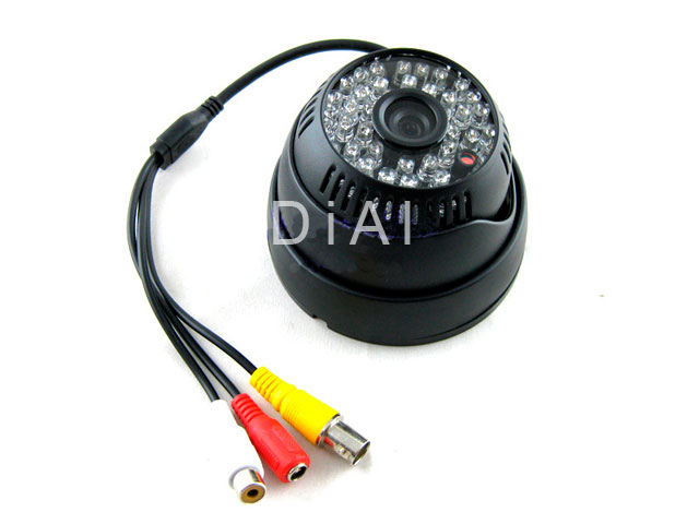 DiAl dome-mic купольная внутренняя видеокамера с микрофоном, 700ТВЛ, f=6mm, 12В, audio, ИК=30м, CMOS